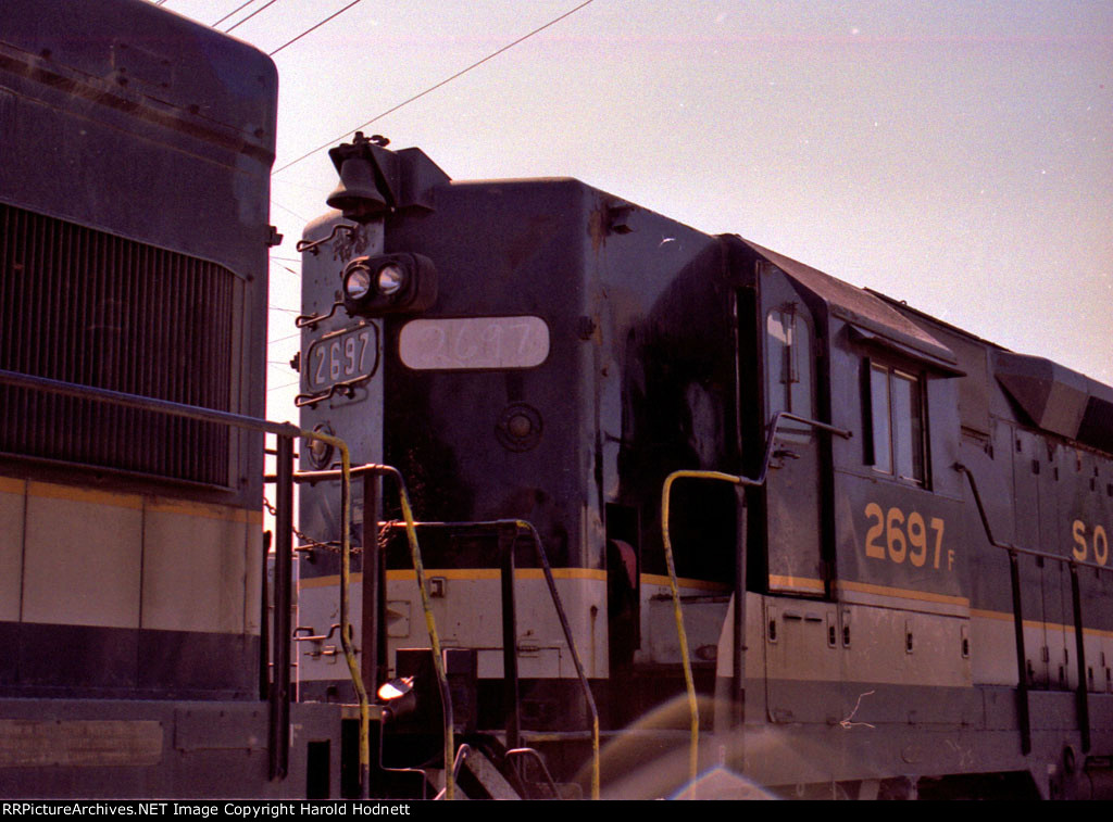 SOU 2697 and its homemade number board